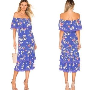 Lovers + Friends Elouise Floral Midi Dress